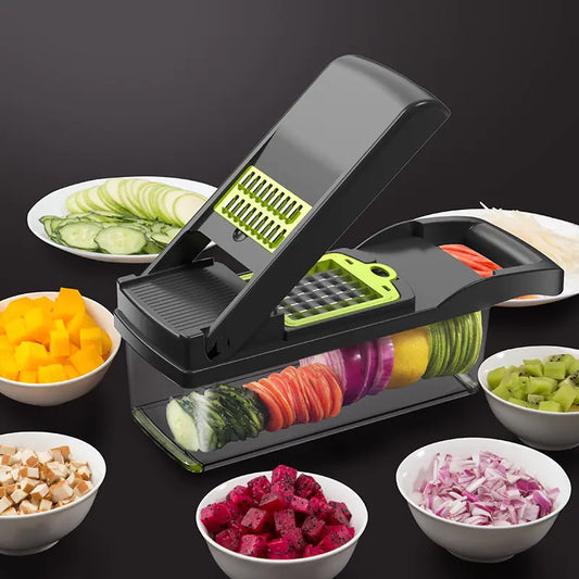 Vixen's 12 in 1 Multifunctional Vegetable Slicer Cutter Shredders