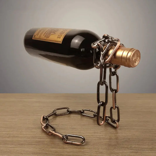 Vixen's Iron Chain Wine Bottle Holder
